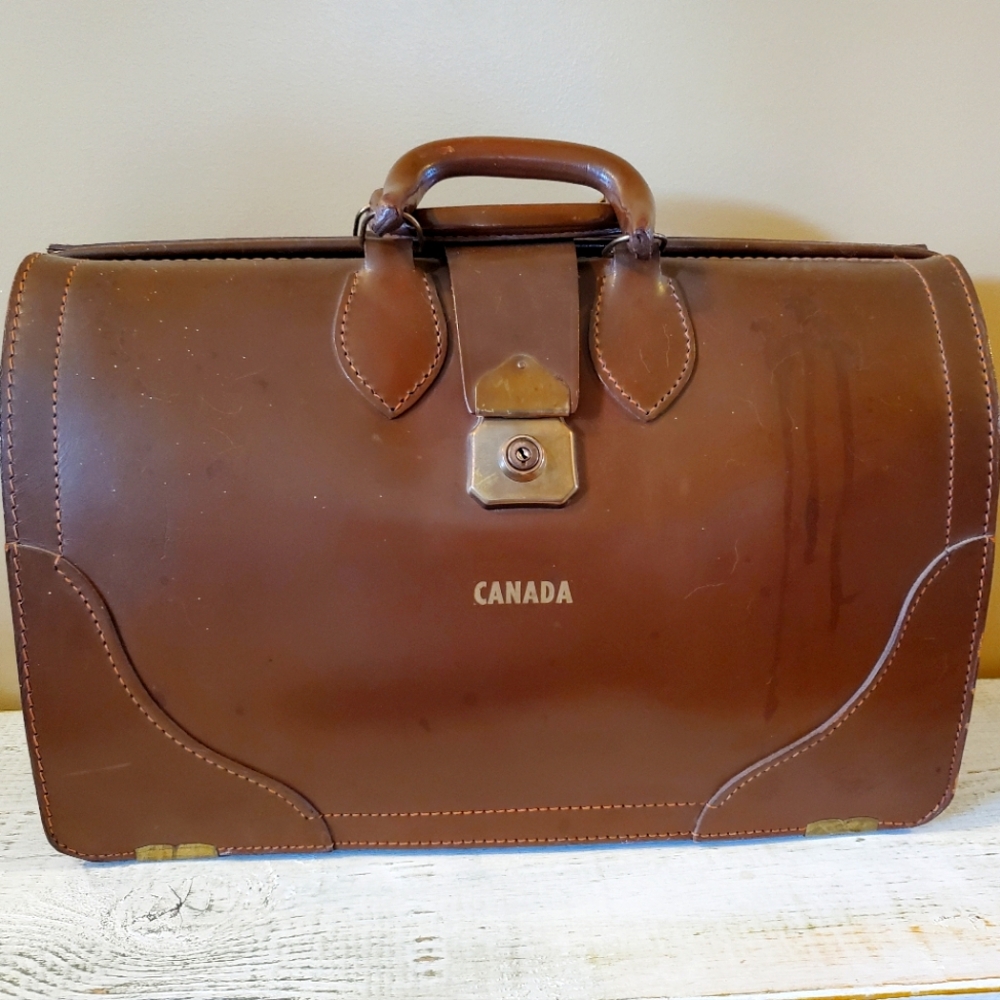 Vintage Leather Briefcase